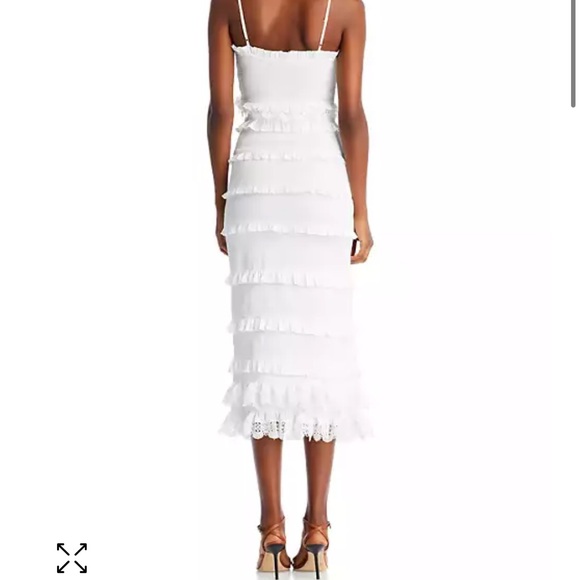 V.chapman Narcisse ruffle trim dress - Picture 2 of 2